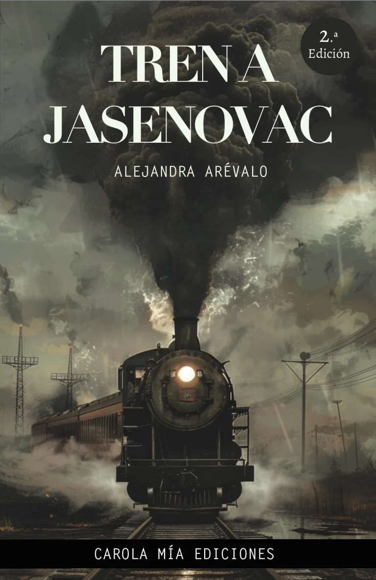 TREN A JASENOVAC Portada del libro "Tren a Jasenovac" de Alejandra Arévalo